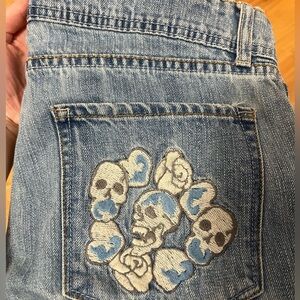 Skull jeans